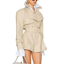 Load image into Gallery viewer, lapel long sleeved jacket