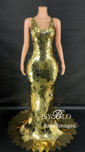 Load image into Gallery viewer, Metallic Luster Maxi Dress