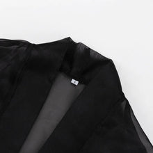 Load image into Gallery viewer, Casual Black Mesh See Through