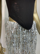 Load image into Gallery viewer, Crystal Bandage Crop Top And Long Skirt Two Piece Set