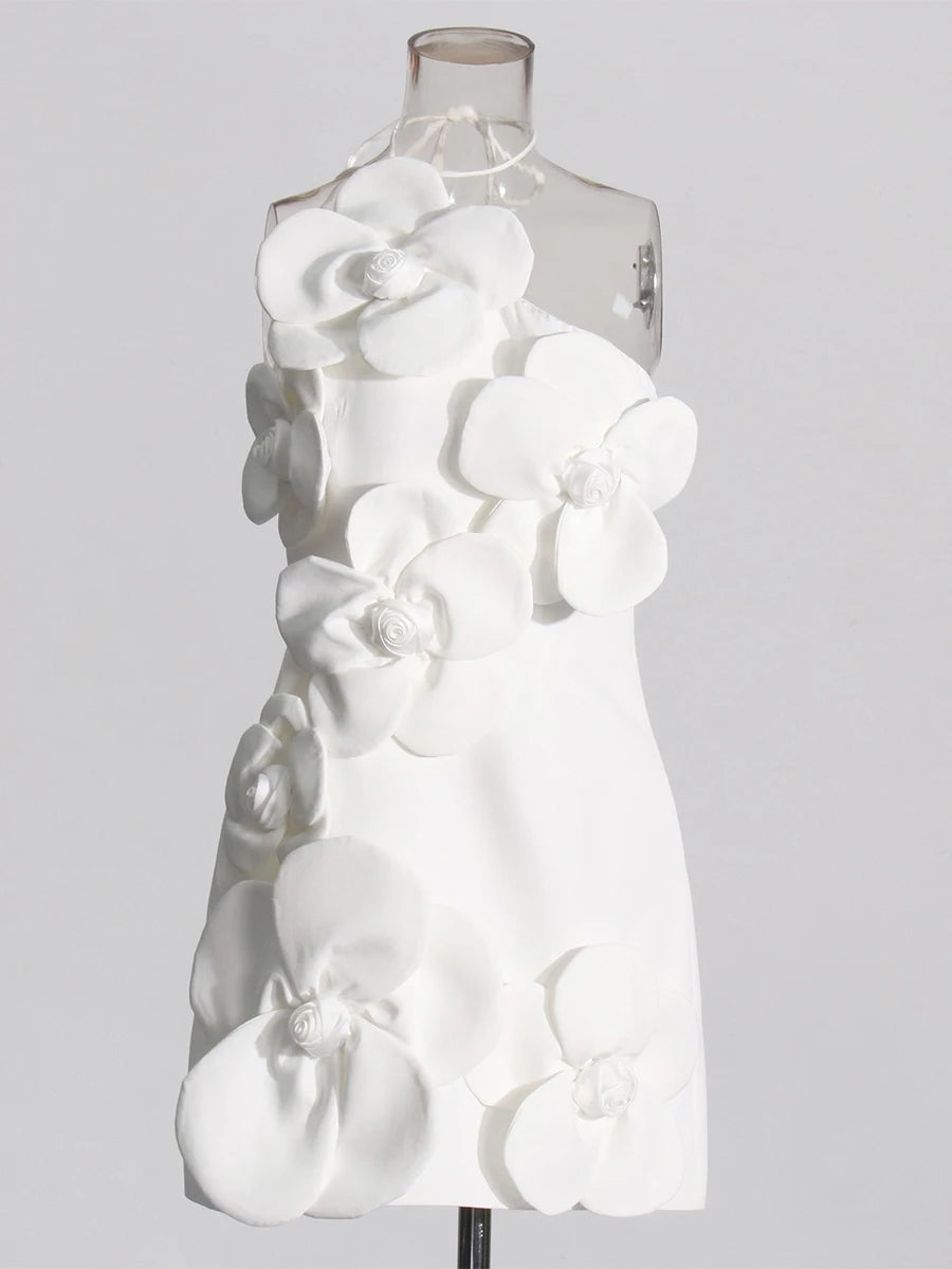 Appliques Mini Dress