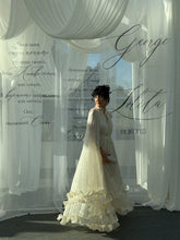 Load image into Gallery viewer, Solid White Ruffle Maxi Dress