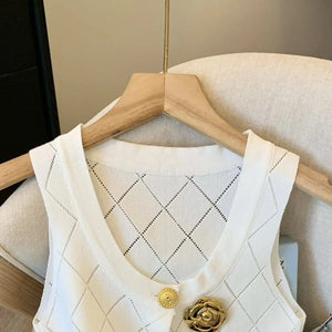 Vintage Elegant Luxury Chic Vest