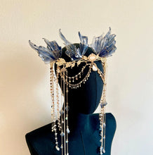 Load image into Gallery viewer, Butterfly Wings Long Tassels Hair Tiara