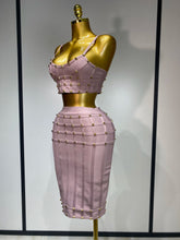 Load image into Gallery viewer, Luxury Birthday Bandage Two Piece Set