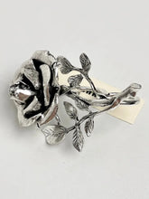 Load image into Gallery viewer, Vintage Exaggerated Metal Rose Flower Large Open Ring