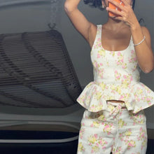 Load image into Gallery viewer, Casual Printed Vest Trouser Suit