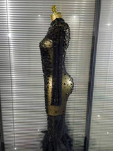 Load image into Gallery viewer, Sparkly Crystal Mesh See Through