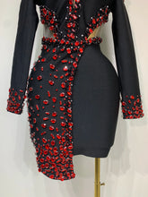 Load image into Gallery viewer, Black Bandage Dress