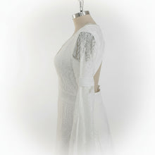 Load image into Gallery viewer, Long Split Bell Sleeves Boho Bridal Gowns