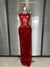 Load image into Gallery viewer, Sexy Red Two Pieces Set