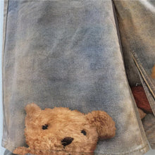 Load image into Gallery viewer, Cartoon Print Denim Short