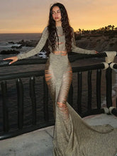 Load image into Gallery viewer, Sexy Knitted Fish Tail Dress