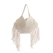 Load image into Gallery viewer, Woven Tassel  Shoulder Bag