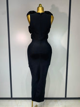 Load image into Gallery viewer, 3D Flower Sleeveless Bodycon Bandage Dress