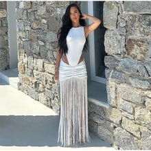 Load image into Gallery viewer, Hollow Out See-through Long Dress