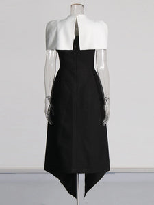 Colorblack Slimming Elegant Long Dress