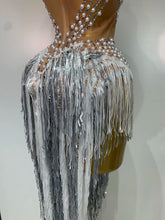 Load image into Gallery viewer, Sparkly Rhinestone Mesh Dress
