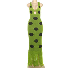 Load image into Gallery viewer, See Through Knitted Maxi Dress