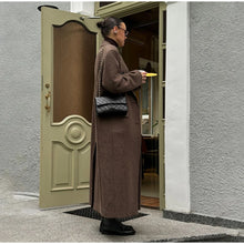 Load image into Gallery viewer, Fashion Waist Cinching Woolen Long Coat