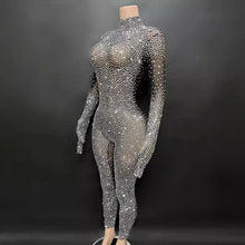 Load image into Gallery viewer, Luxury Full Rhinestones Jumpsuit