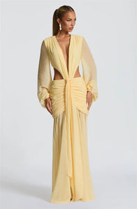 Long Sleeve Sexy Maxi Dress
