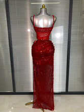 Load image into Gallery viewer, Sexy Red Two Pieces Set