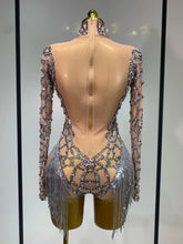 Load image into Gallery viewer, Shining Diamond Tassel Bodysuit