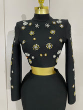 Load image into Gallery viewer, Two Piece Set Celebrity Evening Party Dress