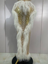 Load image into Gallery viewer, Tassel Mesh See Through Long Dress