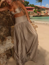 Load image into Gallery viewer, Satin Beach Cover‑Up