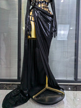 Load image into Gallery viewer, Mesh See Through Top Skirt Long Gloves Set