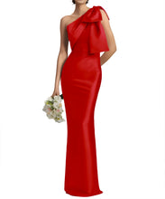 Load image into Gallery viewer, Elegant One Shoulder Mermaid Prom Dress