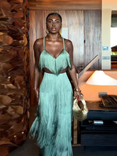 Load image into Gallery viewer, Chic Tassel Halter Trouser Suit