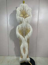 Load image into Gallery viewer, Tassel Mesh See Through Long Dress
