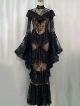 Load image into Gallery viewer, ruffled lace dress