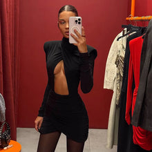 Load image into Gallery viewer, Sexy Hollow Out Pleated Mini Dress