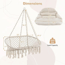 Load image into Gallery viewer, Boho Style Macrame Hammock