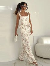 Load image into Gallery viewer, Casual Printed Vest Trouser Suit
