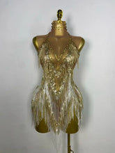 Load image into Gallery viewer, Evening Gowns Stretch Mesh Mini Dress