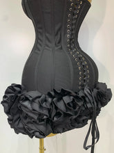 Load image into Gallery viewer, Strapless Flower Prom Gown Mini Dress