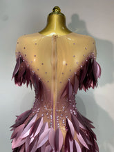 Load image into Gallery viewer, Sexy Mesh See Through Diamonds Bodycon Dress