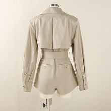 Load image into Gallery viewer, lapel long sleeved jacket