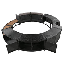Load image into Gallery viewer, Rattan Patio Sofa Set