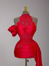 Load image into Gallery viewer, Red Short Prom Dress
