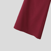Load image into Gallery viewer, Men Sets Solid Color Lapel Long Sleeve Long Style