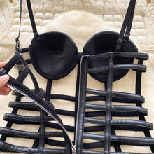 Load image into Gallery viewer, Gothic Bodycon Leather Dress Vintage