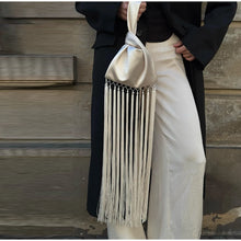 Load image into Gallery viewer, Satin Long Tassel  Small Handbag