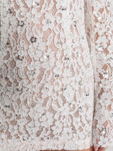 Load image into Gallery viewer, Spliced Lace Temperament Dress