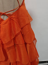Load image into Gallery viewer, Solid Spliced Ruffles Elegant Dress